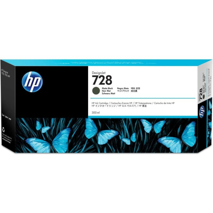 HP Bläck F9J68A 728 Mattsvart 300ml i gruppen DATORER & KRINGUTRUSTNING / Skrivare & Tillbehör / Bläck & Toner / Toner / HP hos TP E-commerce Nordic AB (C26998)