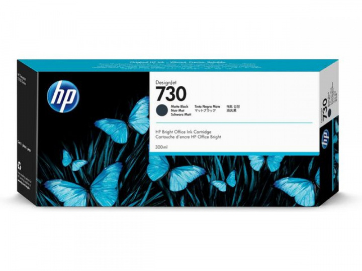 HP Ink P2V71A 730 Matte Svart 300ml i gruppen DATORER & KRINGUTRUSTNING / Skrivare & Tillbehör / Bläck & Toner / Toner / HP hos TP E-commerce Nordic AB (C27033)