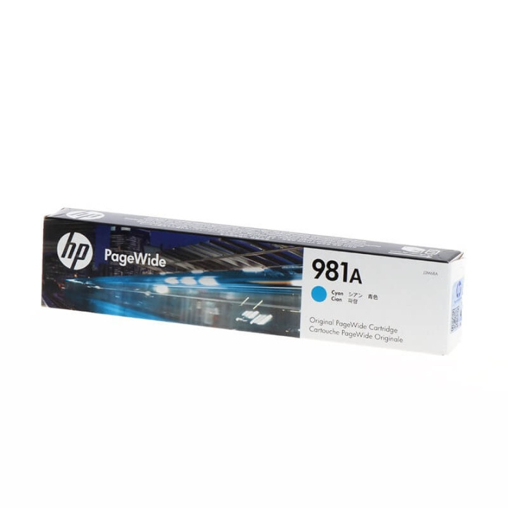 HP Bläck J3M68A 981A Cyan i gruppen DATORER & KRINGUTRUSTNING / Skrivare & Tillbehör / Bläck & Toner / Toner / HP hos TP E-commerce Nordic AB (C27059)