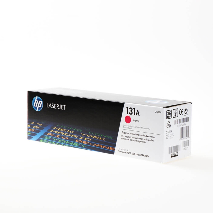 HP Toner CF213A 131A Magenta i gruppen DATORER & KRINGUTRUSTNING / Skrivare & Tillbehör / Bläck & Toner / Toner / HP hos TP E-commerce Nordic AB (C27169)