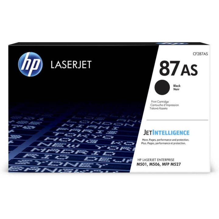 HP Toner CF287AS 87AS Svart i gruppen DATORER & KRINGUTRUSTNING / Skrivare & Tillbehör / Bläck & Toner / Toner / HP hos TP E-commerce Nordic AB (C27204)