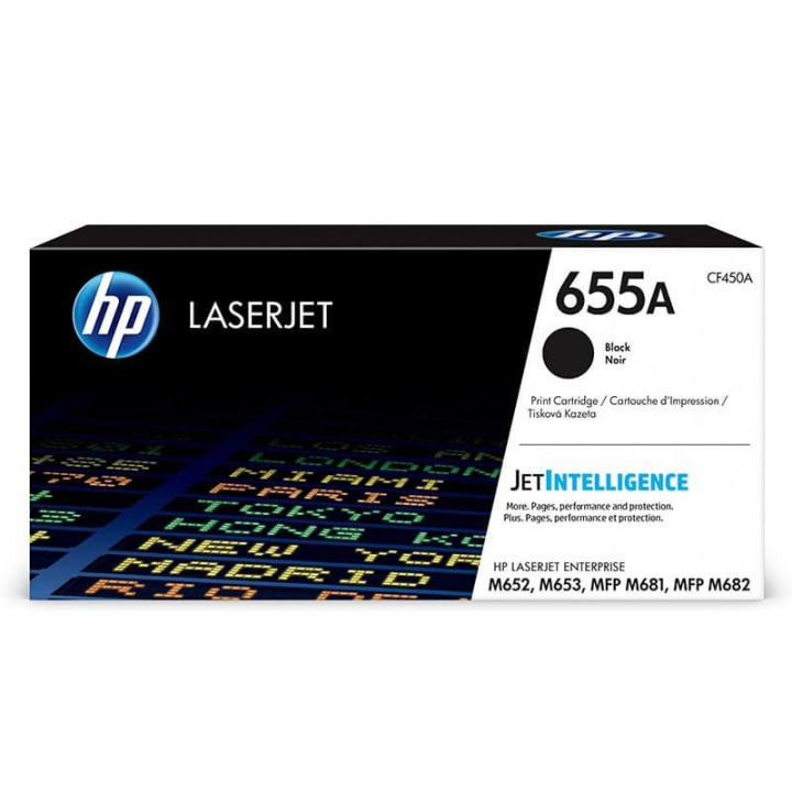 HP Toner CF450A 655A Svart i gruppen DATORER & KRINGUTRUSTNING / Skrivare & Tillbehör / Bläck & Toner / Toner / HP hos TP E-commerce Nordic AB (C27266)