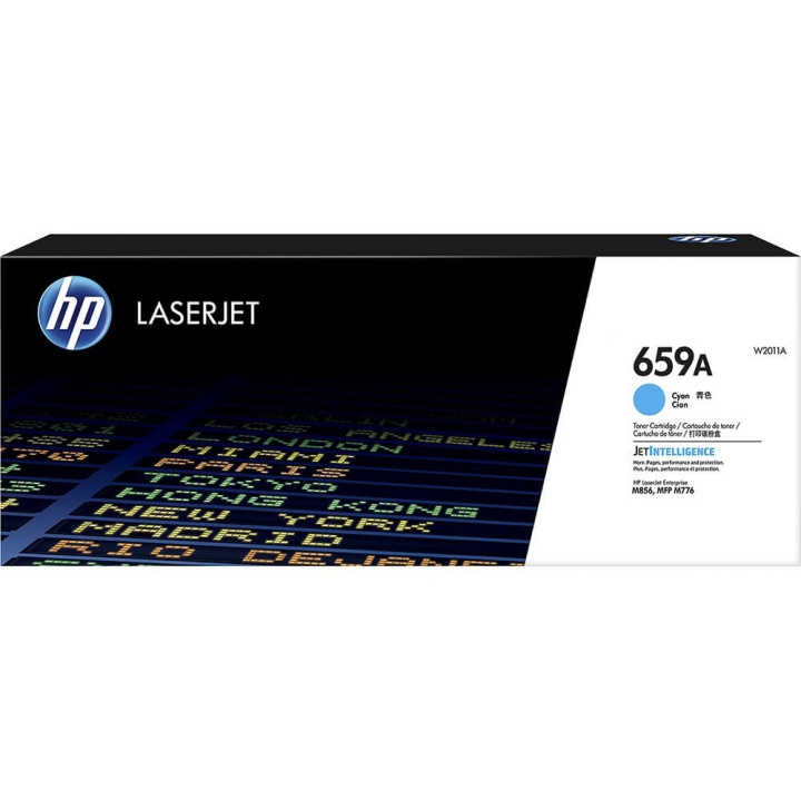 HP Toner W2011A 659A Cyan i gruppen DATORER & KRINGUTRUSTNING / Skrivare & Tillbehör / Bläck & Toner / Toner / HP hos TP E-commerce Nordic AB (C27311)