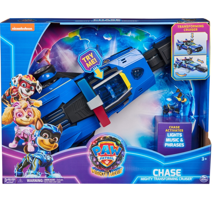 Paw Patrol Chase Feature Cruiser i gruppen LEKSAKER, BARN- & BABYPRODUKTER / Leksaker / Leksaksbilar & andra fordon hos TP E-commerce Nordic AB (C28750)