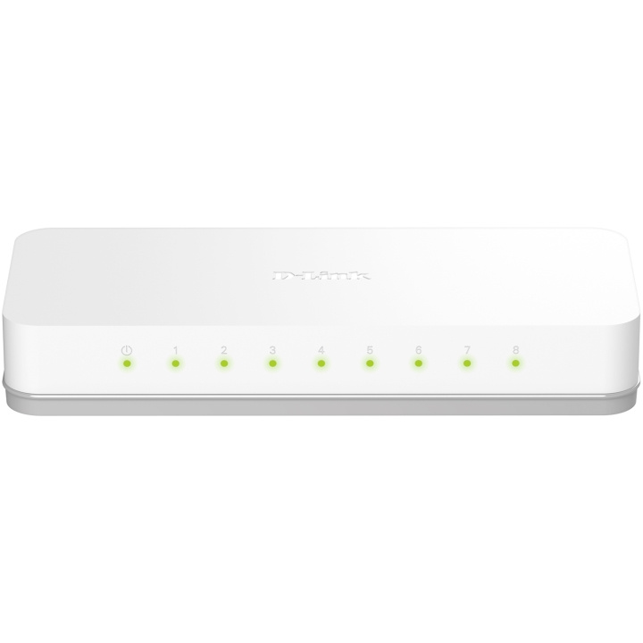 D-Link GO-SW-8E 8-Port Fast Ethernet Easy Desktop Switch i gruppen DATORER & KRINGUTRUSTNING / Nätverk / Switchar hos TP E-commerce Nordic AB (C28778)