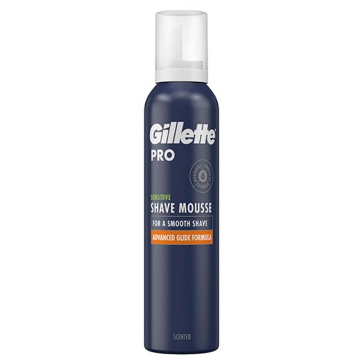 Gillette Pro Sensitive Shave Mousse 240ml i gruppen SKÖNHET & HÄLSA / Hår & Styling / Rakning & Trimning / Rakhyvlar & Tillbehör hos TP E-commerce Nordic AB (C29146)