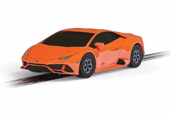 SCALEXTRIC Micro, Lamborghini Huracan Evo Car, orange 1:64 i gruppen LEKSAKER, BARN- & BABYPRODUKTER / Radiostyrt / Bilbanor / Bilar hos TP E-commerce Nordic AB (C29646)