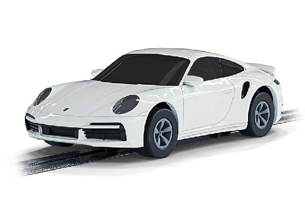 SCALEXTRIC Micro Porsche 911 Turbo Car, white 1:64 i gruppen LEKSAKER, BARN- & BABYPRODUKTER / Radiostyrt / Bilbanor / Bilar hos TP E-commerce Nordic AB (C29647)