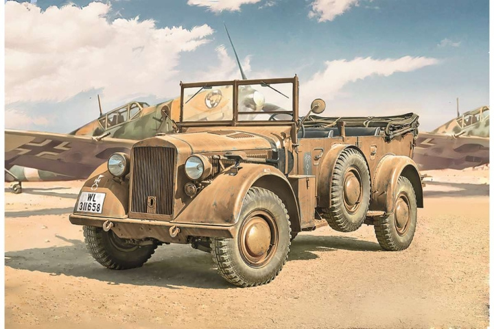 ITALERI 1:35 Kfz. Horch 901 typ 40 Frühe Ausf. i gruppen SPORT, FRITID & HOBBY / Hobby / Plastmodeller / Militärfordon (Land) hos TP E-commerce Nordic AB (C29832)