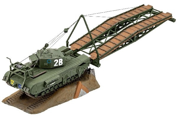 Revell Model Set Churchill A.V.R.E. 1:76 i gruppen SPORT, FRITID & HOBBY / Hobby / Plastmodeller / Militärfordon (Land) hos TP E-commerce Nordic AB (C30145)