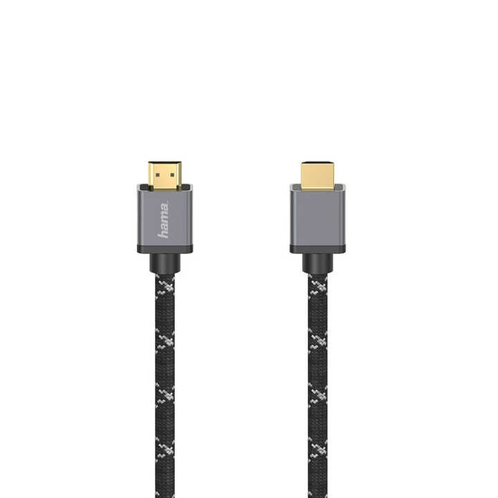 Hama Cable HDMI Ultra High Speed 8K 48Gbit/s Metal 3.0m Gold i gruppen HEMELEKTRONIK / Kablar & Adaptrar / HDMI / Kablar hos TP E-commerce Nordic AB (C31033)