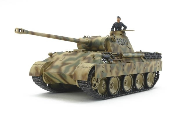 TAMIYA 1:48 German Tank Panther Ausf.D i gruppen SPORT, FRITID & HOBBY / Hobby / Plastmodeller / Militärfordon (Land) hos TP E-commerce Nordic AB (C31575)