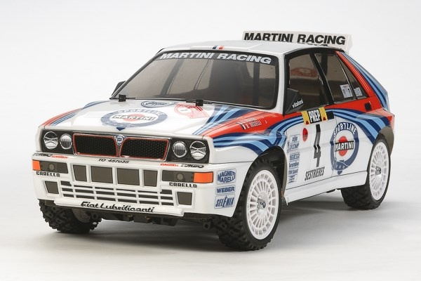 TAMIYA 1/10 R/C Lancia Delta (TT-02) / NO ESC i gruppen LEKSAKER, BARN- & BABYPRODUKTER / Radiostyrt / Radiostyrda bilar hos TP E-commerce Nordic AB (C31633)