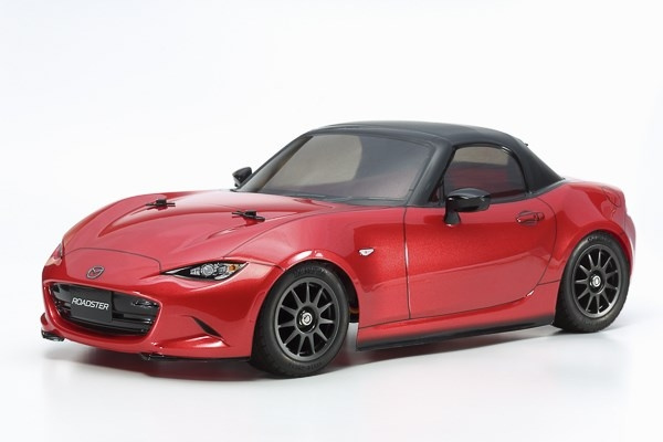 TAMIYA 1/10 R/C Mazda MX-5 (M-05) / NO ESC i gruppen LEKSAKER, BARN- & BABYPRODUKTER / Radiostyrt / Radiostyrda bilar hos TP E-commerce Nordic AB (C31639)