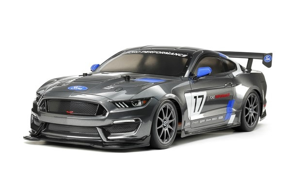 TAMIYA 1/10 R/C Ford Mustang GT4 (TT-02) / NO ESC i gruppen LEKSAKER, BARN- & BABYPRODUKTER / Radiostyrt / Radiostyrda bilar hos TP E-commerce Nordic AB (C31651)