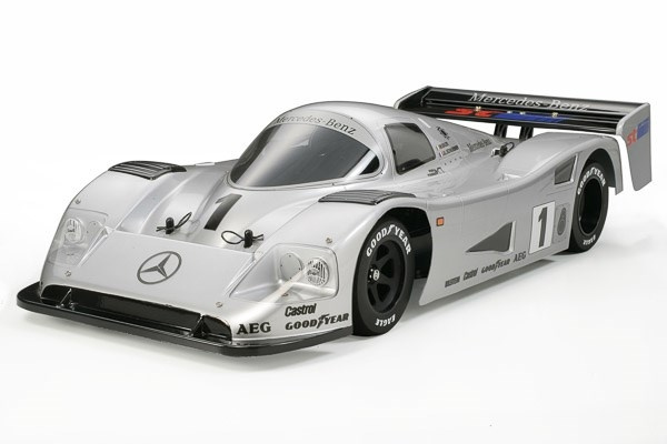 TAMIYA 1/10 R/C 1990 Mercedes-Benz C 11 i gruppen LEKSAKER, BARN- & BABYPRODUKTER / Radiostyrt / Radiostyrda bilar hos TP E-commerce Nordic AB (C31688)