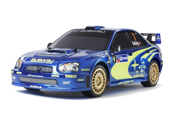 TAMIYA 1/10 R/C Subaru Impreza Mexico 2004 (TT-01 Type-E) i gruppen LEKSAKER, BARN- & BABYPRODUKTER / Radiostyrt / Radiostyrda bilar hos TP E-commerce Nordic AB (C31697)