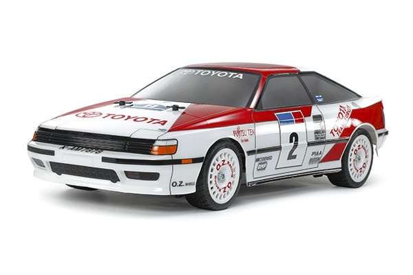 TAMIYA 1/10 R/C Toyota Celica GT-Four (ST165) (TT-02) i gruppen LEKSAKER, BARN- & BABYPRODUKTER / Radiostyrt / Radiostyrda bilar hos TP E-commerce Nordic AB (C31721)