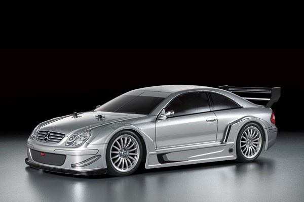 TAMIYA 1/10 R/C 2002 Mercedes-Benz CLK AMG (TT-02) i gruppen LEKSAKER, BARN- & BABYPRODUKTER / Radiostyrt / Radiostyrda bilar hos TP E-commerce Nordic AB (C31739)