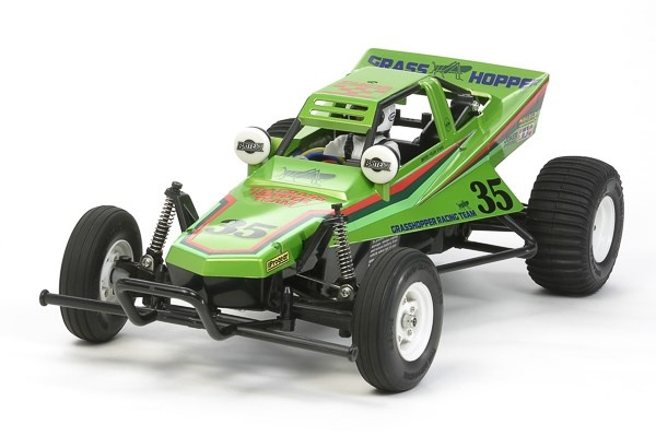 TAMIYA 1/10 R/C The Grasshopper Candy Green Edition i gruppen LEKSAKER, BARN- & BABYPRODUKTER / Radiostyrt / Radiostyrda bilar hos TP E-commerce Nordic AB (C31742)