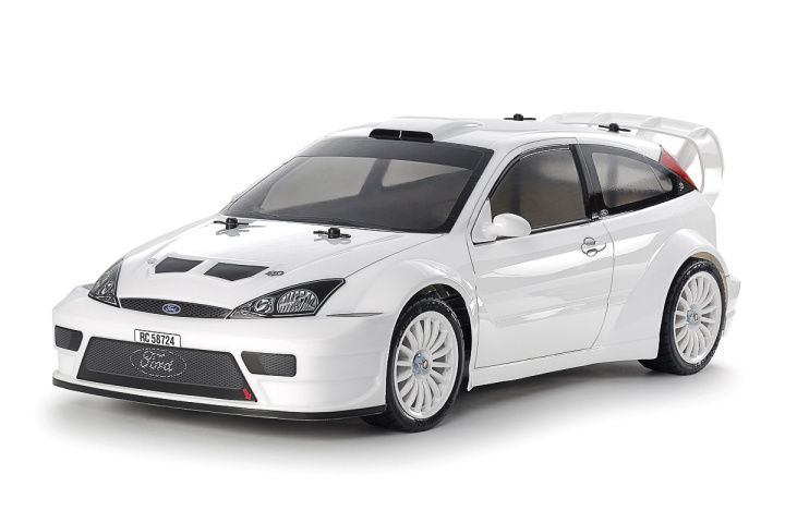 TAMIYA 1/10 R/C 2003 Ford Focus RS Custom (TT-02) i gruppen LEKSAKER, BARN- & BABYPRODUKTER / Radiostyrt / Radiostyrda bilar hos TP E-commerce Nordic AB (C31756)