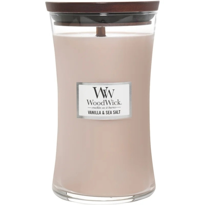 WoodWick Large - Vanilla & Sea Salt i gruppen SKÖNHET & HÄLSA / Doft & Parfym / Övrig doft / Doftljus hos TP E-commerce Nordic AB (C32513)