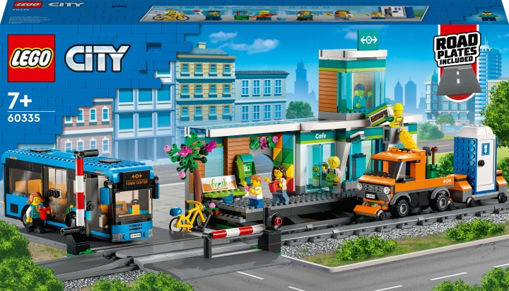 LEGO City Trains 60335 - Tågstation i gruppen LEKSAKER, BARN- & BABYPRODUKTER / Leksaker / Byggleksaker / Lego hos TP E-commerce Nordic AB (C32747)