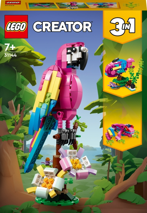 LEGO Creator 31144 - Exotisk rosa papegoja i gruppen LEKSAKER, BARN- & BABYPRODUKTER / Leksaker / Byggleksaker / Lego hos TP E-commerce Nordic AB (C32806)