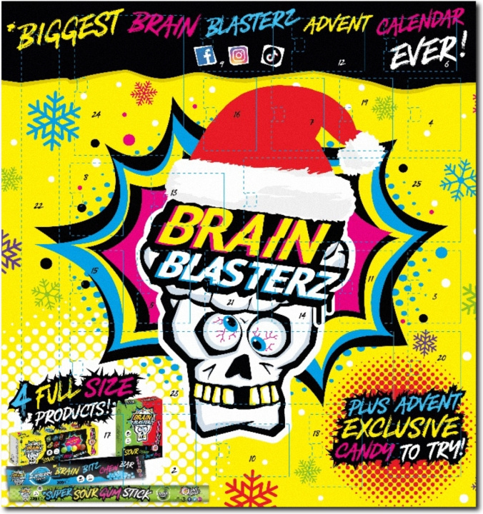 Brain Blasterz - Julkalender, 327 g i gruppen LEKSAKER, BARN- & BABYPRODUKTER / Leksaker / Adventskalendrar hos TP E-commerce Nordic AB (C32989)