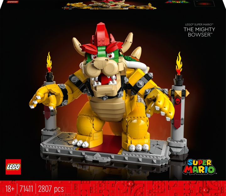 LEGO Super Mario 71411 - Den mäktiga Bowser i gruppen LEKSAKER, BARN- & BABYPRODUKTER / Leksaker / Byggleksaker / Lego hos TP E-commerce Nordic AB (C33584)