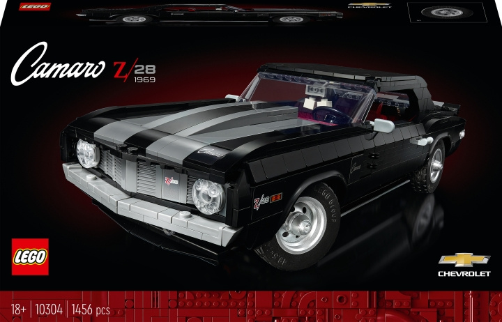 LEGO Icons 10304 - Chevrolet Camaro Z28 i gruppen LEKSAKER, BARN- & BABYPRODUKTER / Leksaker / Byggleksaker / Lego hos TP E-commerce Nordic AB (C33590)