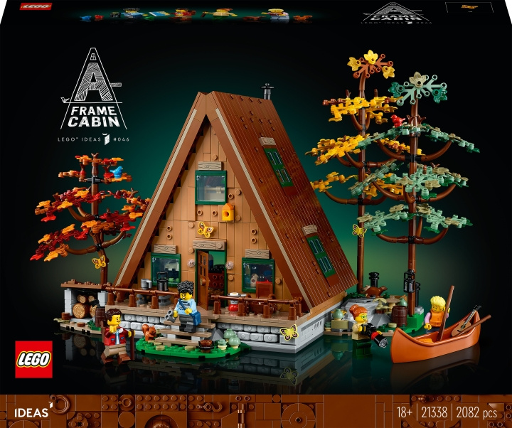 LEGO Ideas 21338 - A-frame-stuga i gruppen LEKSAKER, BARN- & BABYPRODUKTER / Leksaker / Byggleksaker / Lego hos TP E-commerce Nordic AB (C33596)