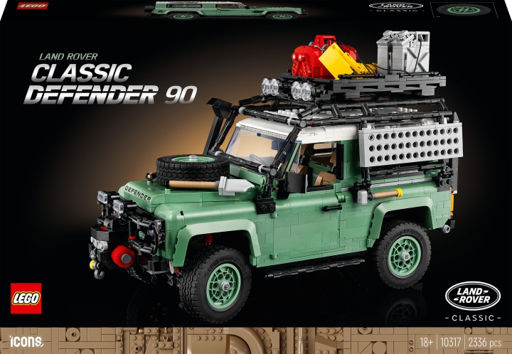 LEGO Icons 10317 - Land Rover Classic Defender 90 i gruppen LEKSAKER, BARN- & BABYPRODUKTER / Leksaker / Byggleksaker / Lego hos TP E-commerce Nordic AB (C33601)