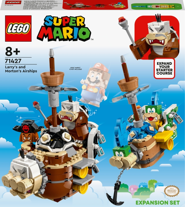 LEGO Super Mario 71427 - Larrys och Mortons luftskepp – Expansionsset i gruppen LEKSAKER, BARN- & BABYPRODUKTER / Leksaker / Byggleksaker / Lego hos TP E-commerce Nordic AB (C33614)