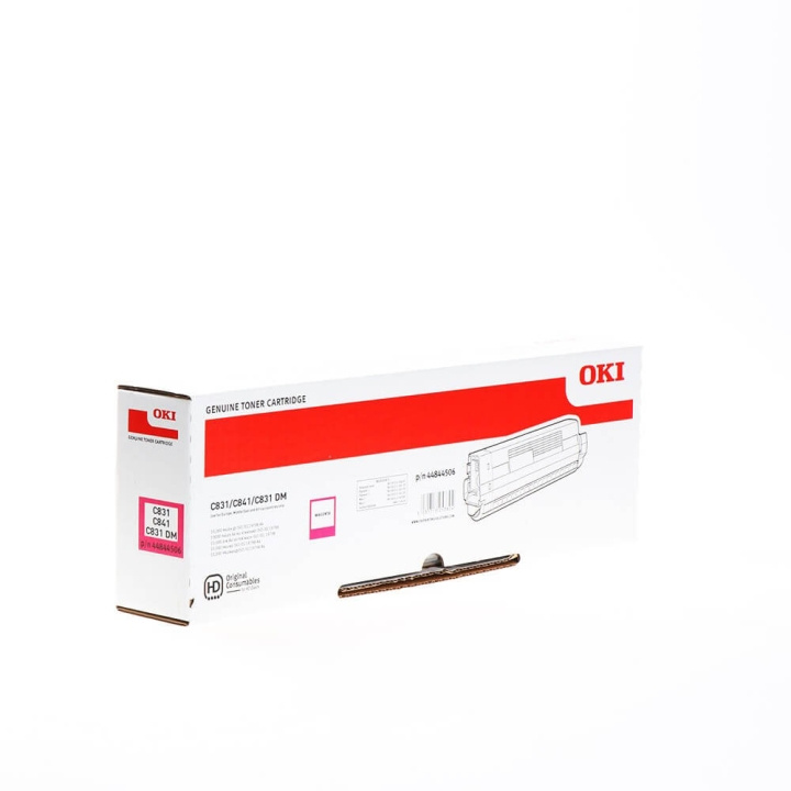 OKI Toner 44844506 Magenta i gruppen DATORER & KRINGUTRUSTNING / Skrivare & Tillbehör / Bläck & Toner / Toner / OKI hos TP E-commerce Nordic AB (C36849)