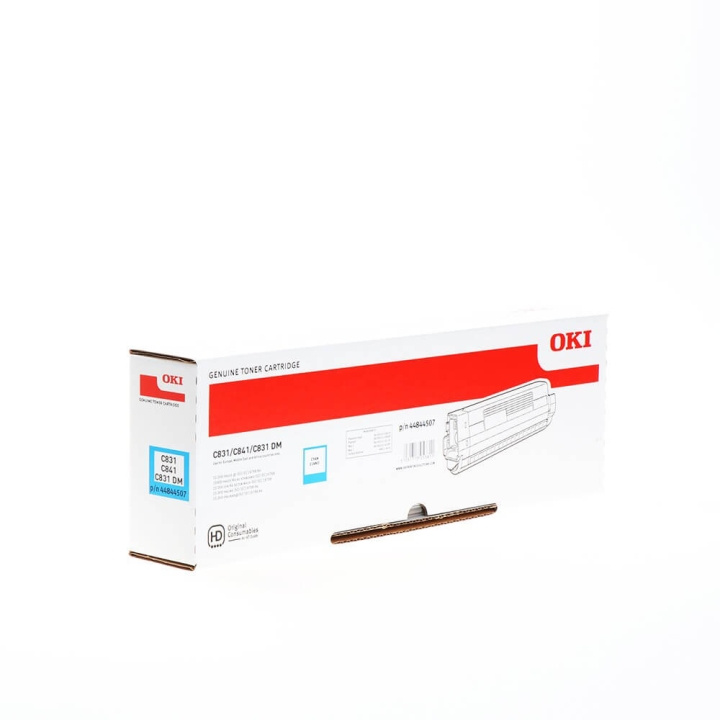 OKI Toner 44844507 Cyan i gruppen DATORER & KRINGUTRUSTNING / Skrivare & Tillbehör / Bläck & Toner / Toner / OKI hos TP E-commerce Nordic AB (C36850)