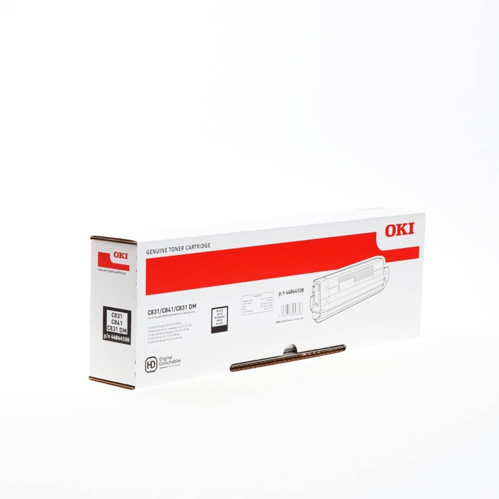 OKI Toner 44844508 Svart i gruppen DATORER & KRINGUTRUSTNING / Skrivare & Tillbehör / Bläck & Toner / Toner / OKI hos TP E-commerce Nordic AB (C36851)