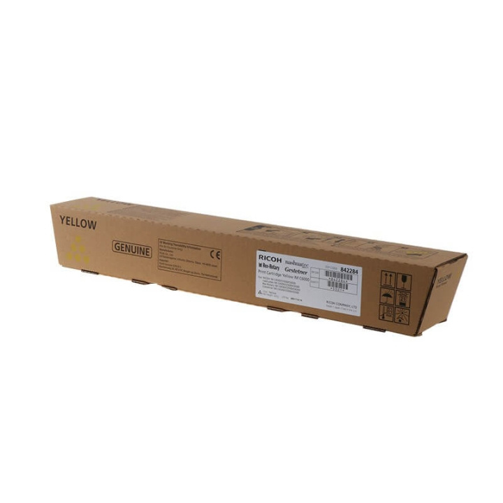 Ricoh Toner 842284 IM C6000 Gul i gruppen DATORER & KRINGUTRUSTNING / Skrivare & Tillbehör / Bläck & Toner / Toner / Ricoh hos TP E-commerce Nordic AB (C37048)