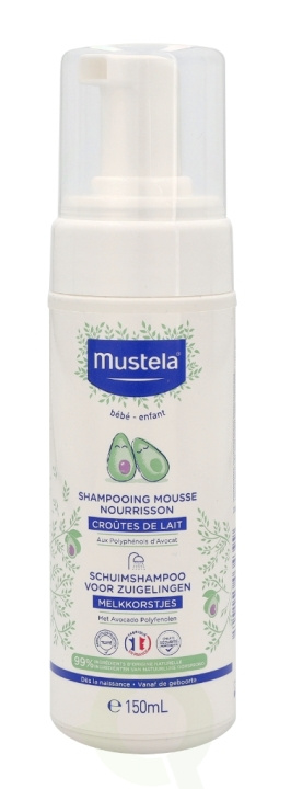 Mustela Foam Shampoo For Newborns 150 ml i gruppen SKÖNHET & HÄLSA / Hår & Styling / Hårvårdsprodukter / Schampo hos TP E-commerce Nordic AB (C37949)