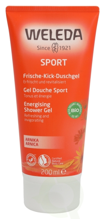 Weleda Arnica Sport Shower Gel 200 ml i gruppen SKÖNHET & HÄLSA / Hudvård / Kroppsvård / Bad & Duschcreme hos TP E-commerce Nordic AB (C38071)