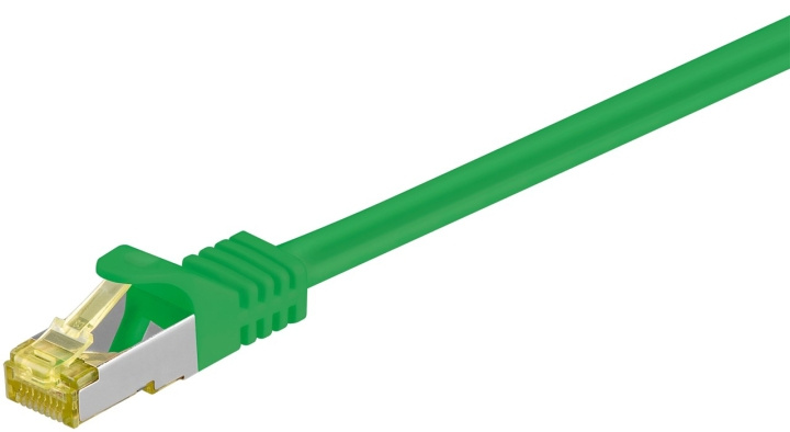 Goobay RJ45 patchkabel S/FTP (PiMF), 500 MHz, med CAT 7 råkabel, grön, 20 m LSZH halogenfri kabelhölje, koppar, RJ45-kontakt (CAT 6A) i gruppen DATORER & KRINGUTRUSTNING / Datorkablar / Nätverkskablar / Cat7 hos TP E-commerce Nordic AB (C39535)