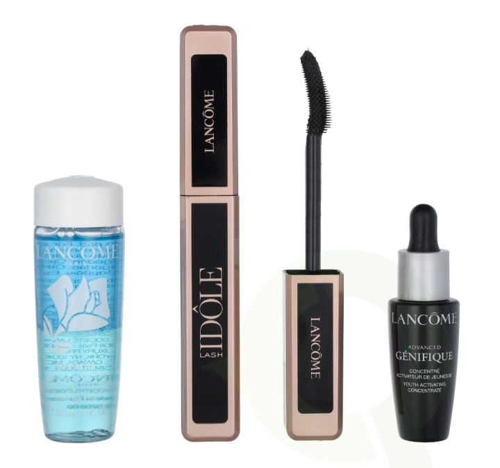 Lancome Lash Idole Mascara Set 48 ml #01 Glossy Black Mascara 8ml/Make-Up Remover 30ml/Anti-Aging Serum 10ml i gruppen SKÖNHET & HÄLSA / Makeup / Ögon & Ögonbryn / Mascara hos TP E-commerce Nordic AB (C40806)