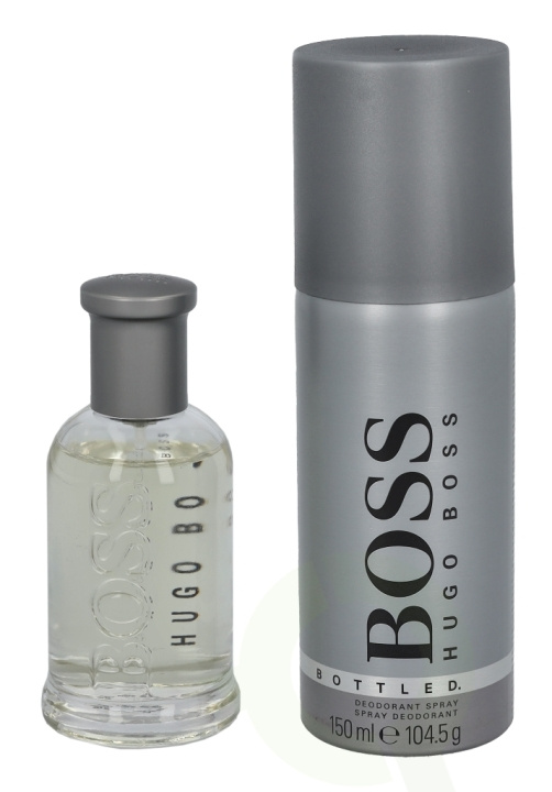 Hugo Boss Bottled Giftset 200 ml Edt spray 50ml/Deo Spray 150ml i gruppen SKÖNHET & HÄLSA / Presentkit / Presentkit För Honom hos TP E-commerce Nordic AB (C42469)