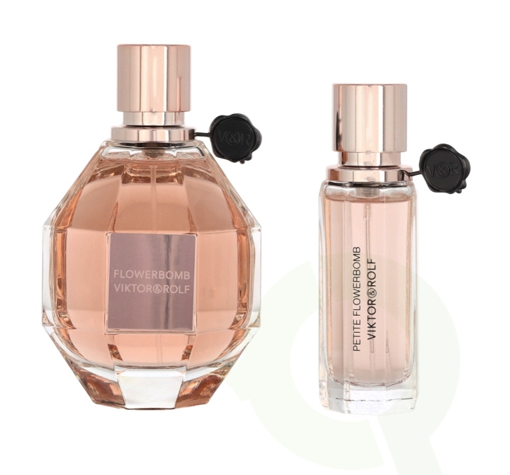 Viktor & Rolf Flowerbomb Giftset 120 ml, Edp Spray 100ml/Edp Spray 20ml i gruppen SKÖNHET & HÄLSA / Presentkit / Presentkit För Henne hos TP E-commerce Nordic AB (C42530)