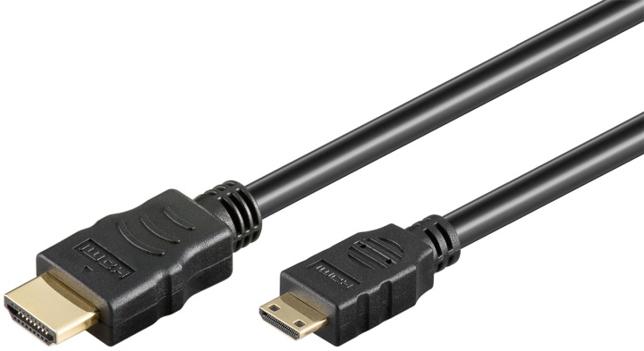 Goobay Höghastighets HDMI™-kabel med Ethernet (mini) HDMI™-kontakt (typ A) > HDMI™-minikontakt (typ C), 1 m i gruppen HEMELEKTRONIK / Kablar & Adaptrar / HDMI / Kablar hos TP E-commerce Nordic AB (C42639)