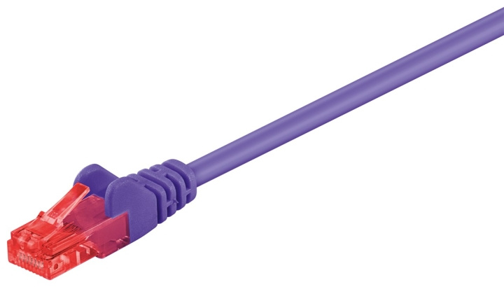 Goobay CAT 6 patchkabel, U/UTP, violett kopparklädd aluminiumtråd (CCA), 15 m i gruppen DATORER & KRINGUTRUSTNING / Datorkablar / Nätverkskablar / Cat6 hos TP E-commerce Nordic AB (C43580)