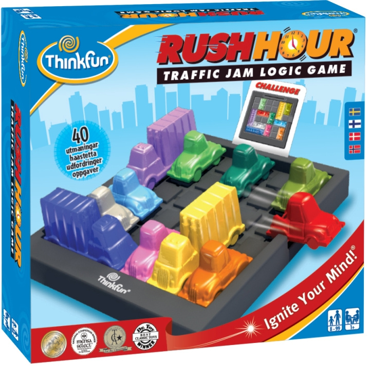 Think Fun Rush Hour brädspel i gruppen LEKSAKER, BARN- & BABYPRODUKTER / Leksaker / Sällskapsspel / Familjespel hos TP E-commerce Nordic AB (C43821)