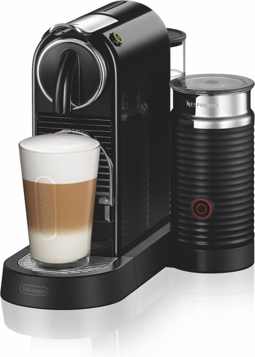 DeLonghi Nespresso Citiz & Milk - Kapselmaskin, Svart i gruppen HEM, HUSHÅLL & TRÄDGÅRD / Hushållsmaskiner / Kaffemaskiner & Tillbehör / Kaffebryggare hos TP E-commerce Nordic AB (C44479)