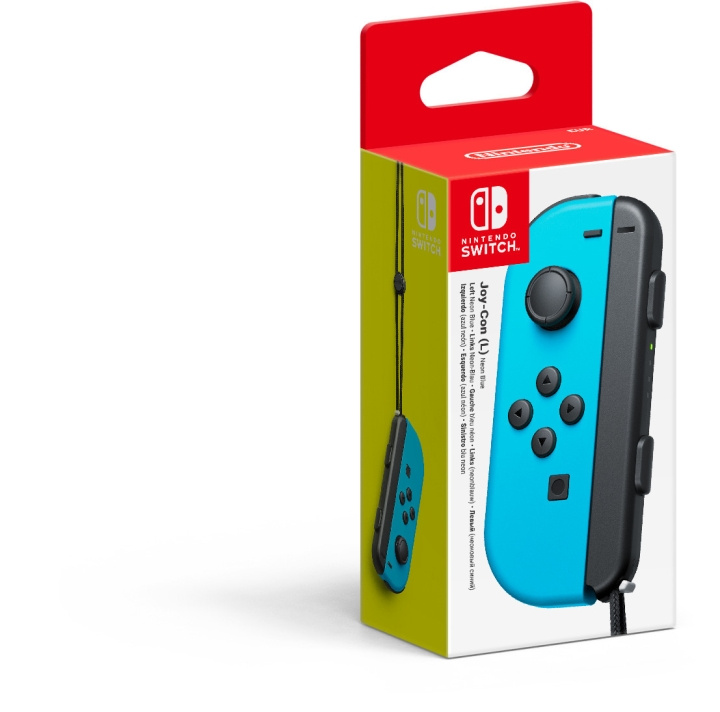 Nintendo Joy-Con L spelkontroll, blå, Switch i gruppen HEMELEKTRONIK / Spelkonsoler & Tillbehör / Nintendo Switch / Tillbehör hos TP E-commerce Nordic AB (C44492)