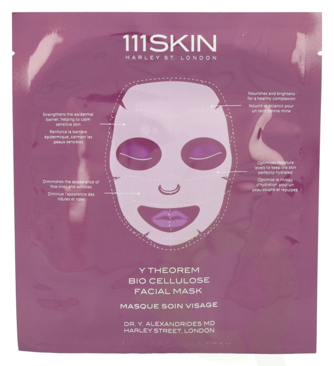 111Skin Y Theorem Bio Cellulose Facial Mask 23 ml i gruppen SKÖNHET & HÄLSA / Hudvård / Ansiktsvård / Masker hos TP E-commerce Nordic AB (C45726)